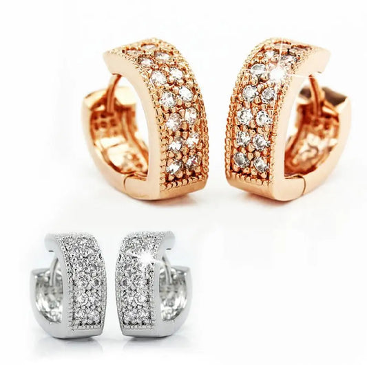 100% 925 Real Sterling Silver Hoop Geometric Ear Cuff Clip On Earrings For Women Girl Teen Piercing Earings Jewelry Ds953