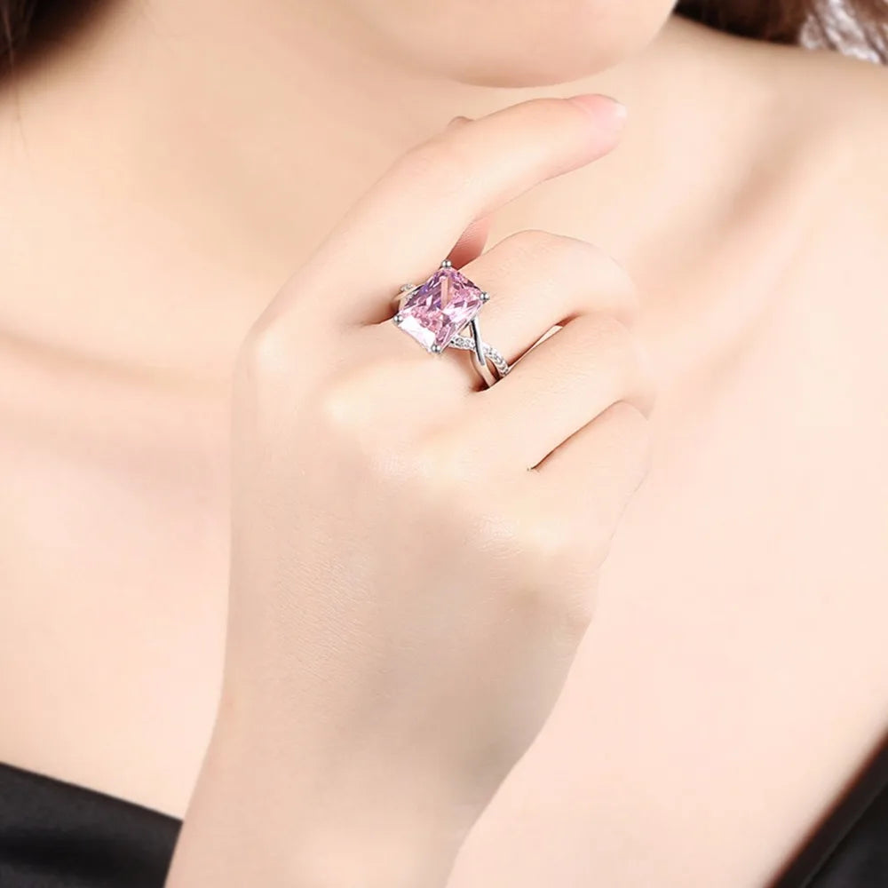 Wholesale Limited New Arrival Plant Trendy Unisex Sale Authentic Crystals Fine Jewelry Ring Ring