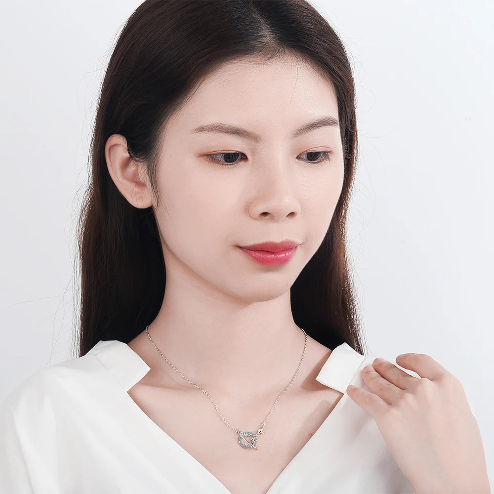 Planet Korean Star Birthday Wild 925 Sterling Silver Clavicle Chain Literary Temperament Personality Female Necklace SNE338